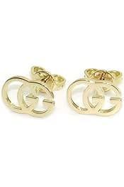 GUCCI グッチ ゴールド GGロゴ ピアス Amazon.co.jp: [グッチ] GGピアス 18K イエローゴールド 094074-09850