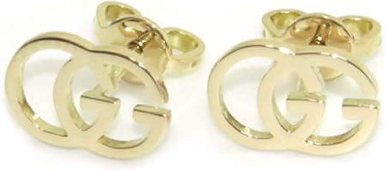 Amazon.co.jp: [グッチ] GGピアス 18K イエローゴールド 094074-09850