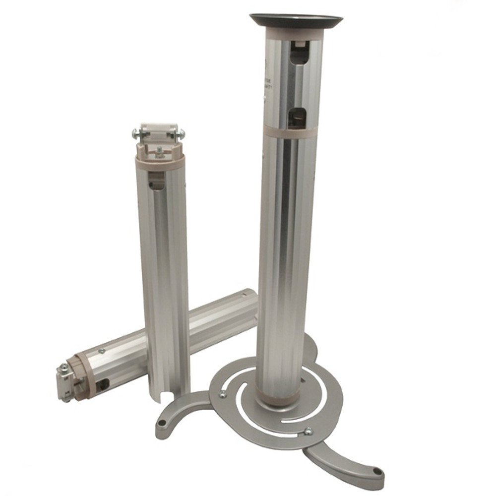 Maclean MC-517 S Argento Supporto Staffa Proiettore Videoproiettore 80-980mm Universale Regolabile da Soffitto fino a 10kg