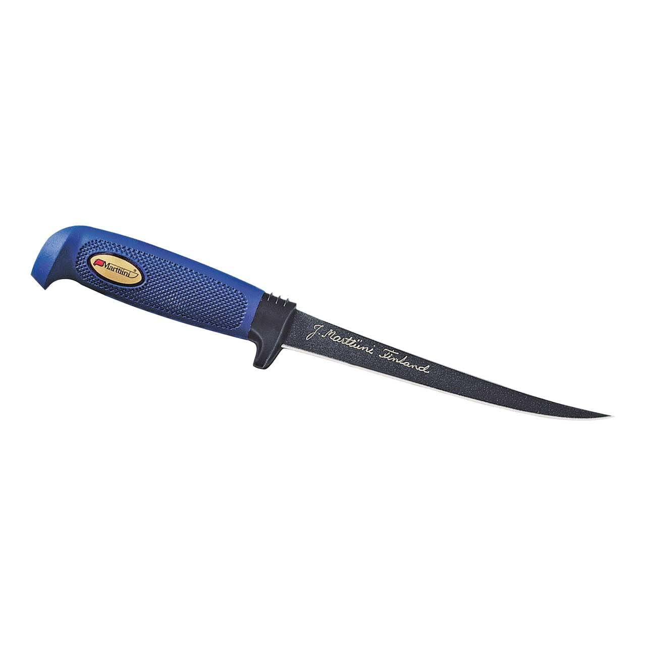 Herbertz Messer Solingen Marttiini Filetiermesser 15 cm mit gummierten Griff und Lederscheide