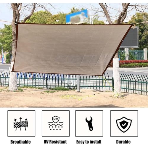 Voile d'ombrage grand format pour abriter votre grande terrasse