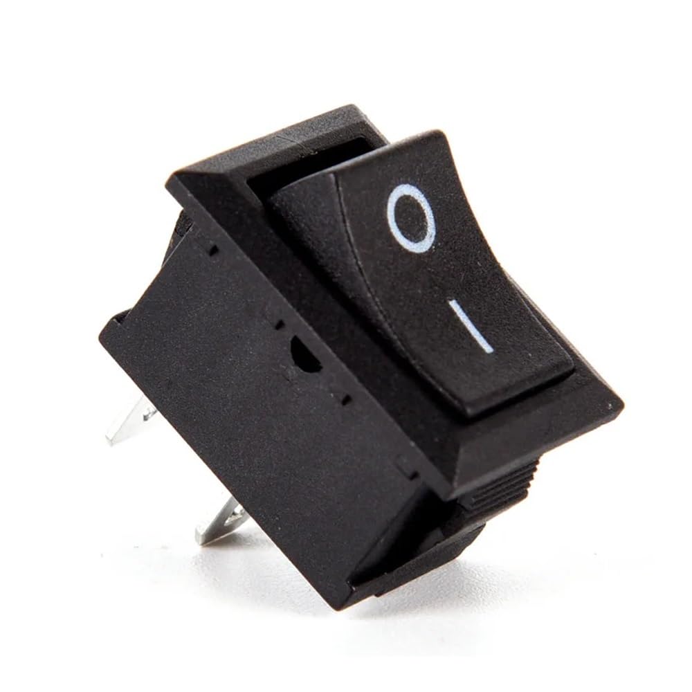 Bouton lève vitre 12V étanche avec interrupteur à bascule rond 2 broches auto - 5
