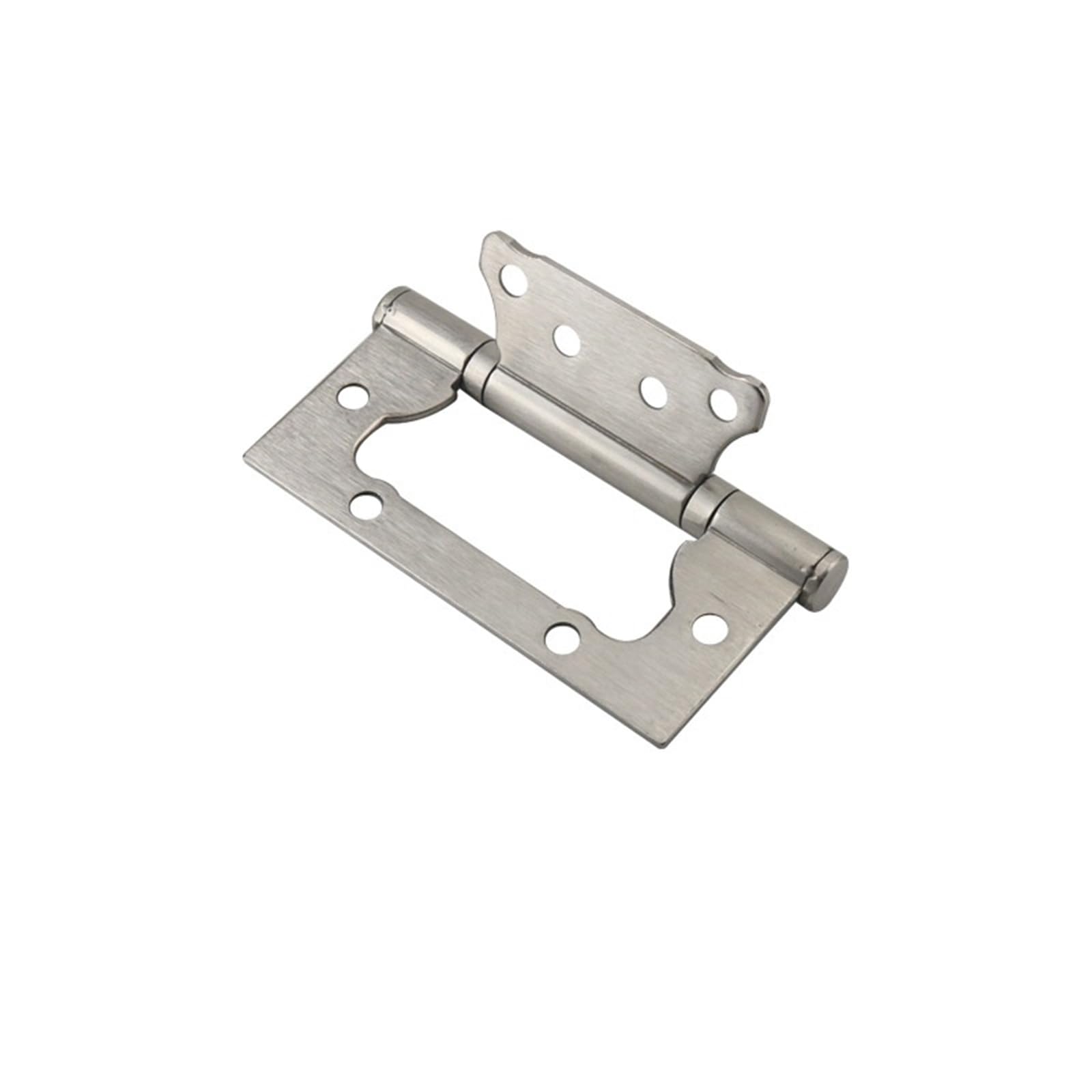 Rmwkrmogrf One Color 304 Stainless Steel Brushed Wooden Door Hidden Thickened Hinge Industrial Machinery Hardware Accessories 1Pcs
