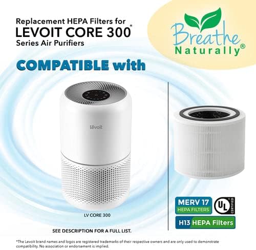 Miniatura 3 de Paquete de 2 filtros Hepa de repuesto para purificadores Levoit Core 300 Series - Core 300RF