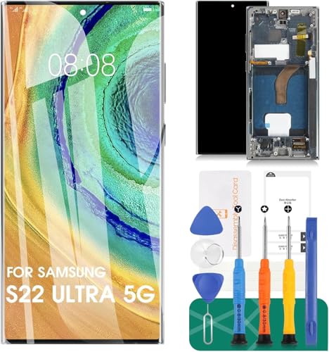Écran tactile pour Samsung S22 Ultra 5G avec empreinte digitale