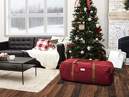 Covermates Keepsakes Garland Duffle Bag Â€“ Durable Polyester, Reinforced Handles, Fits Up To 25 Foot Garland Depending On Thickness - Holiday Storage-Red #TOP4