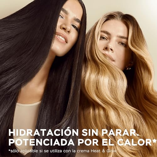 Pantene Pro-V Hydra Revitaliza Heat & Glow Crema Sin Aclarado 135ml. Protege contra la Humedad, el Encrespamiento y el Calor. Con Fórmula Pro-V Activada por Calor. Suavidad y Brillo, sin Apelmazar - imagen 2