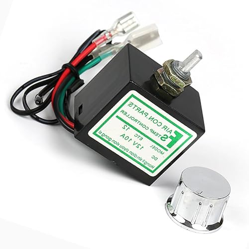 12V/24V Car Air Conditioner Thermostat Switch Truck Electronic Temperature Control Sensor Refrigeration Modification Accessories(12V)