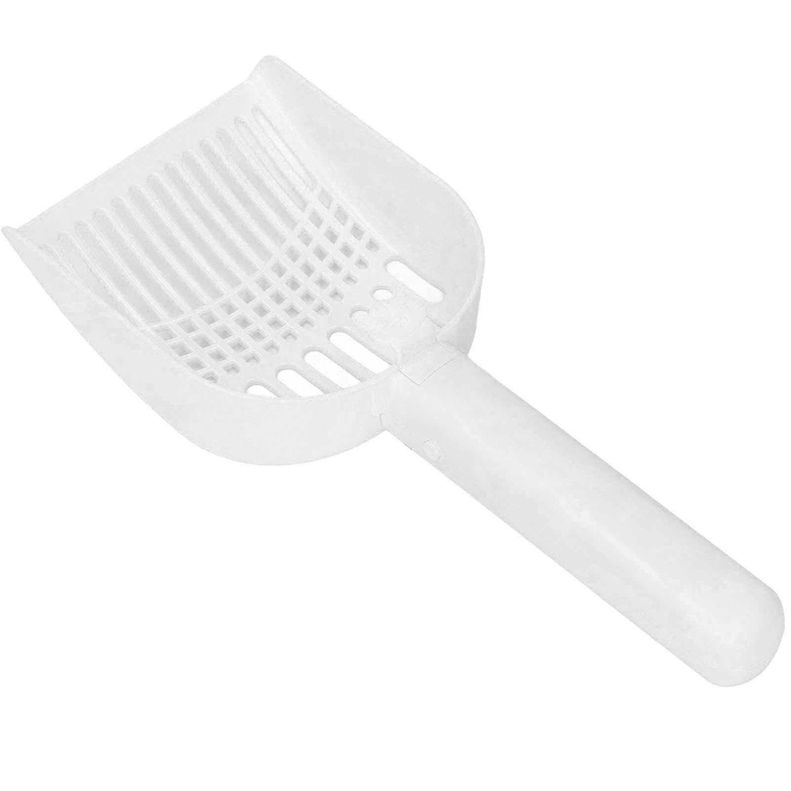 BTSEURY Electric Cat Litter Scoop, Strong Vibrating Rechargeable Cordless Vibrating Litter Scooper, Quiet Operating Portable Cat Litter Scooper for Home (White)