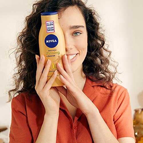 NIVEA Q10 Firming + Radiance Gradual Tan (200 ml), Tan Activating Firming Cream with Q10, Supports a Gradual Tan, Tanning Moisturiser for a Sun-Kissed Radiant Glow - Image 5
