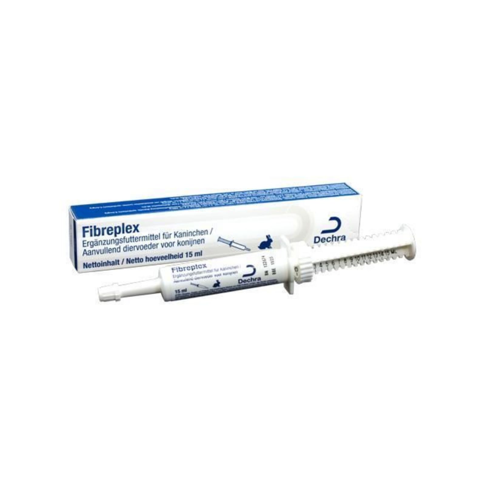 Dechra Fibreplex | 15ml | Ergänzungsfuttermittel für Kaninchen | Mit positiven Mikroorganismen