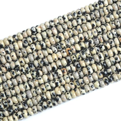 150PCS 2x4mm Natural Dalmation Jasper...