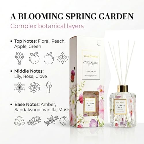 Difusor Aromático LIVIVIE Cyclamen & Lily 100 ml miniatura 3