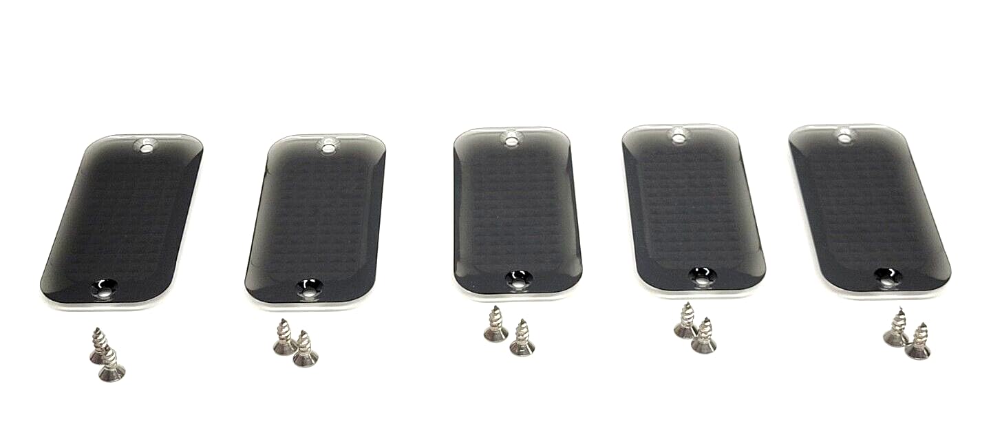 (5) New Fits Lund Lunar Cab Moon Sun Visor Replacement Light Lens Lenses (Tinted)