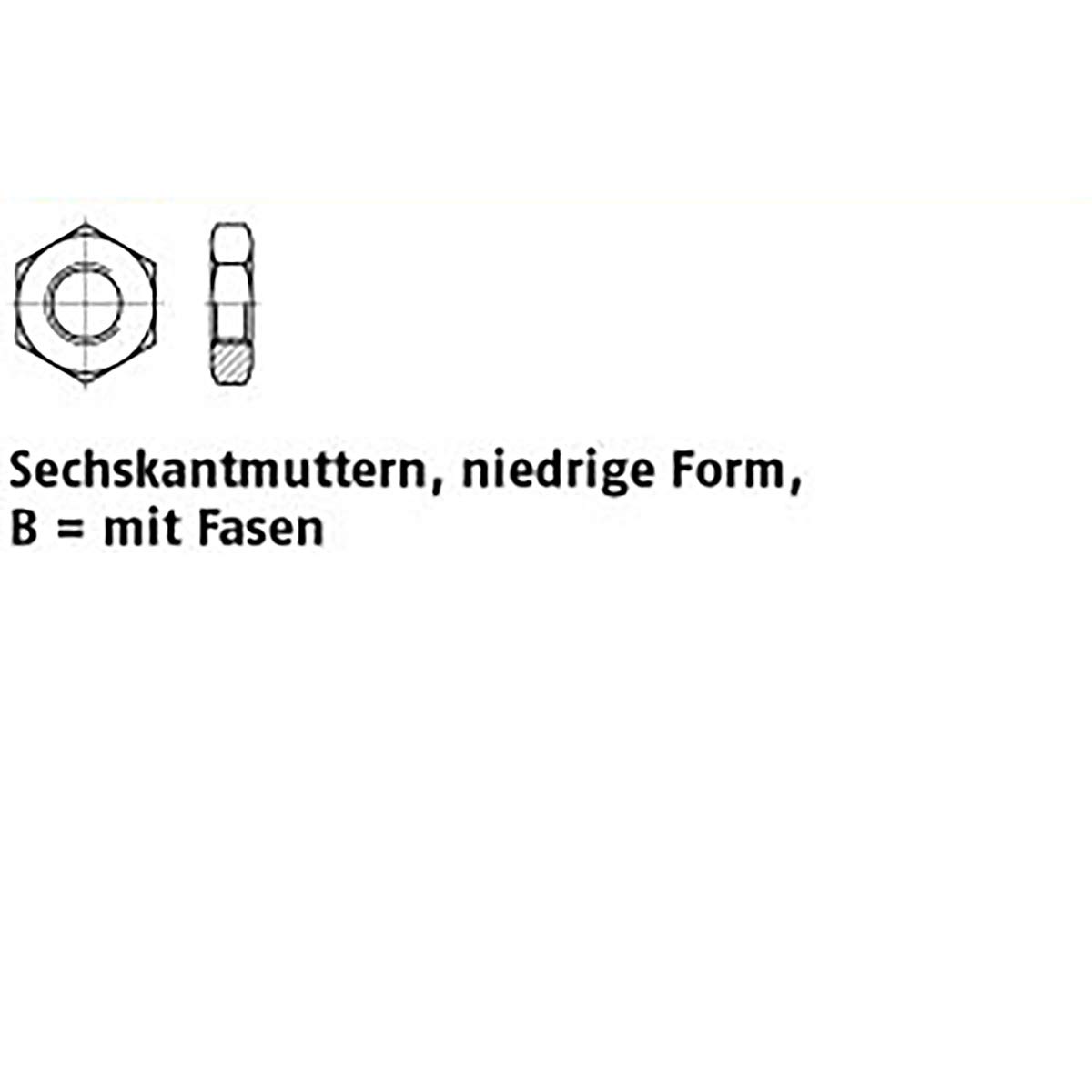 Écrous hexagonaux DIN 439 A2 M10, la visserie durable en inox pour assemblages de précision