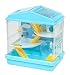 IRIS USA Hamster and Gerbil Pet Cage, 3-Tier, Blue