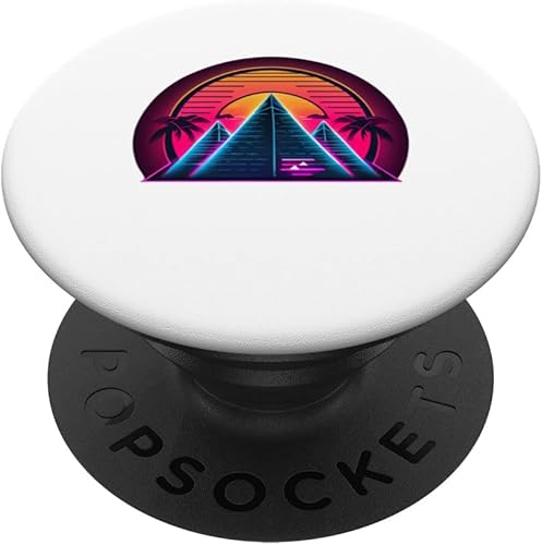 Retrowave Synthwave 80s Design For The Eighties Music Lovers PopSockets Swappable PopGrip