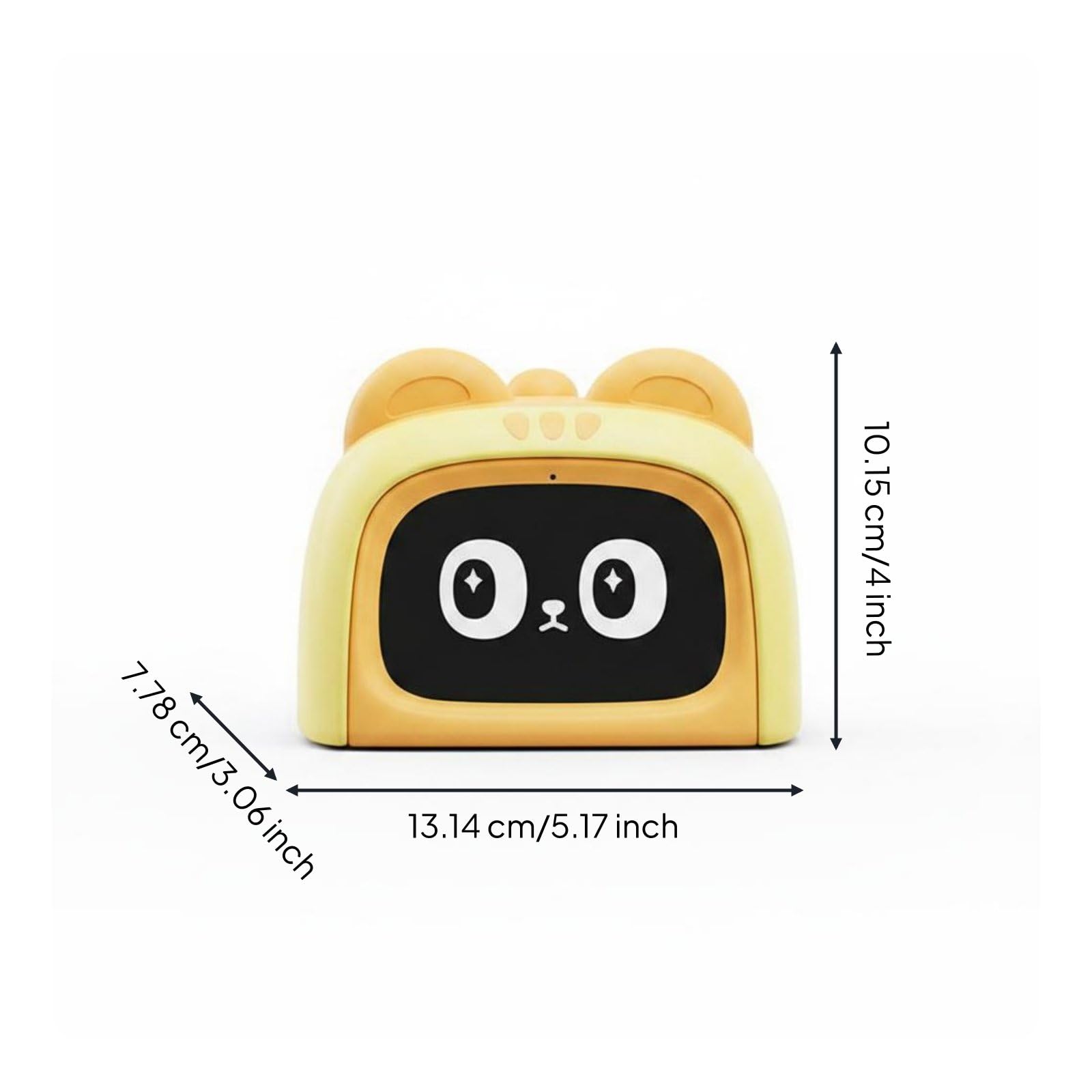 Reloj Despertador Infantil con Soporte de Aprendizaje Reloj Niños Reloj Educativo Despertador Digital Luz Nocturna en y Silicona Adecuado para Gestión, Amarillo