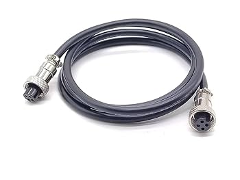 アクセサリー aytktn12 Amazon.com: GX12 Aviation Connector 4 Pin Cable Double