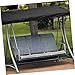 Kisangel Swing Chair Cover Durable Sun Protection Canopy for Outdoor Patios Weather-Resistant Design for All Seasons Fits Swing Chairs