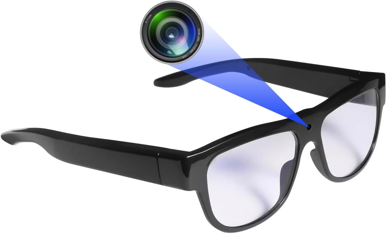 Bluetooth Glasses Videoing Camera Sunglasses, 1080P Full HD Video