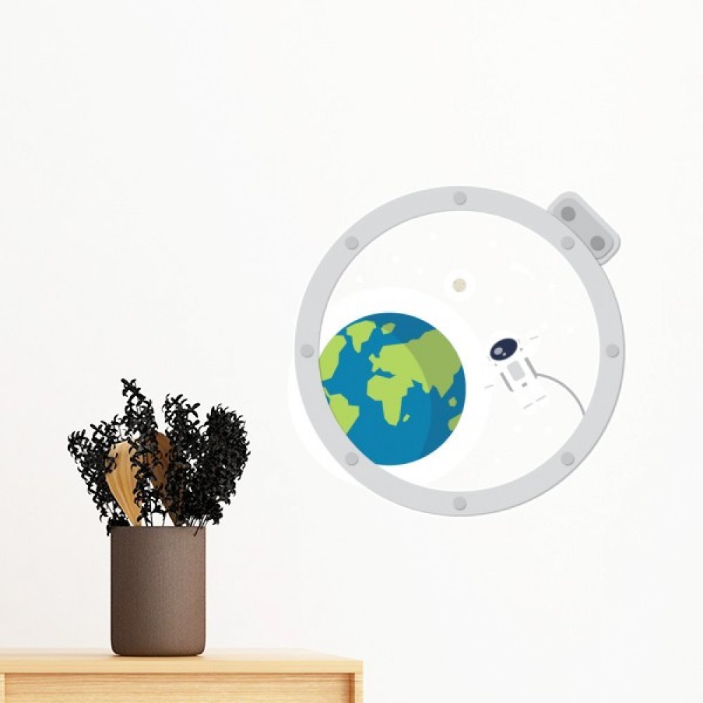 Sticker alien et univers 30cm pour s'évader depuis sa chambre