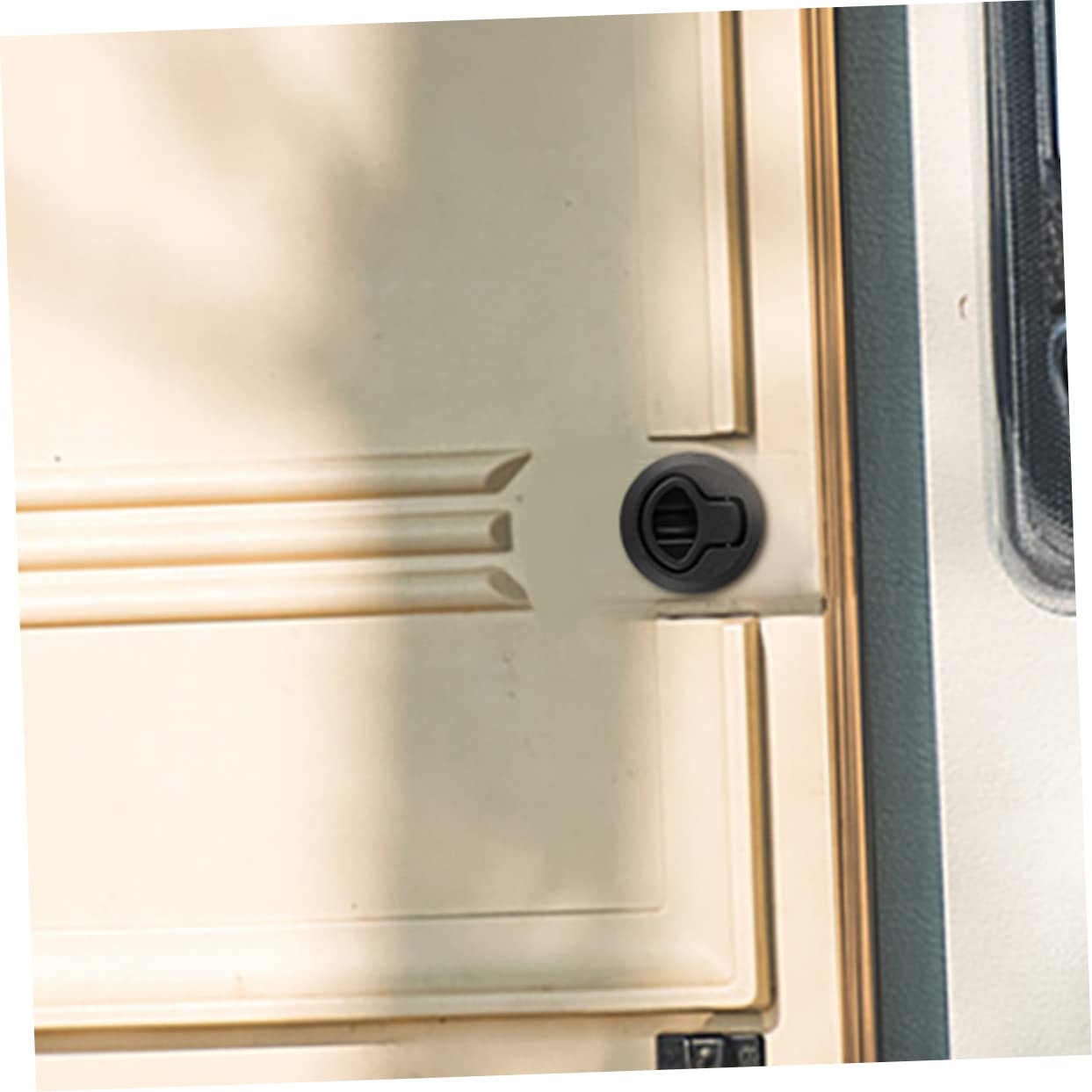Flush Pull Slam Grendel, 61mm/2,4in Marine Flush Pull Slam Grendel Ronde Ringslot Boot Kast Hardware voor Luiken Jachten RV's