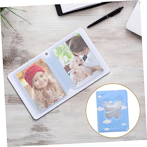 NOLITOY 4 Peças Chaveiro Álbum De Fotos Cartões De Fotos Livro De Armazenamento Livro De Negócios Ál