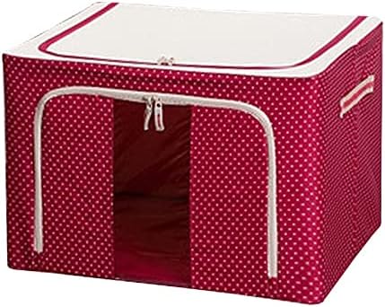 Miniatura 2 de Contenedores de almacenamiento de ropa para armario, apilables, plegables, organizador de ropa con asas reforzadas y cremalleras resistentes,