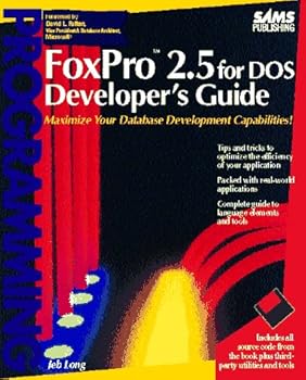 Hardcover Foxpro 2.5 for DOS Developers Guide/Book and Disk Book