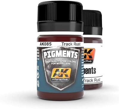 AK-Interactive AK 085, Track Rust - 35 ML / 1.18 Fl.Oz Jar - Model Building Paints and Tools # AK-085