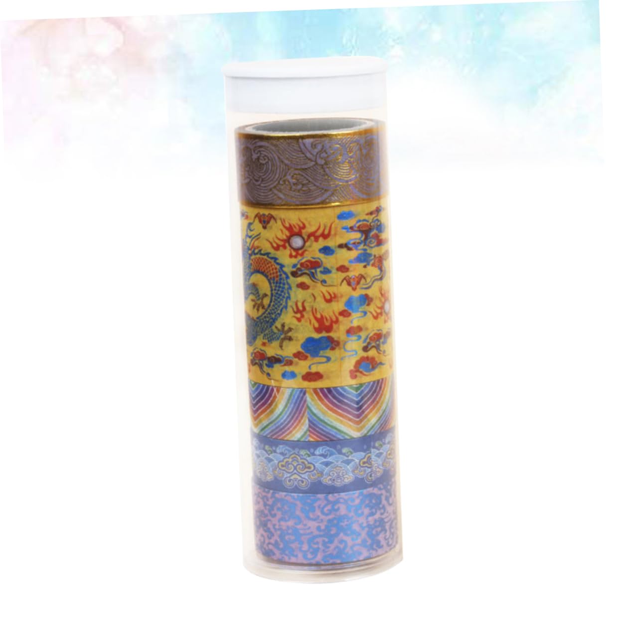 STOBOK 3stücke Washi Tape Mit Drachenmotiv Dekorative Klebebänder Für Scrapbooking Geschenkpacks Und Bastelprojekte Teiliges Für Junge Mädchen Und Mädchen