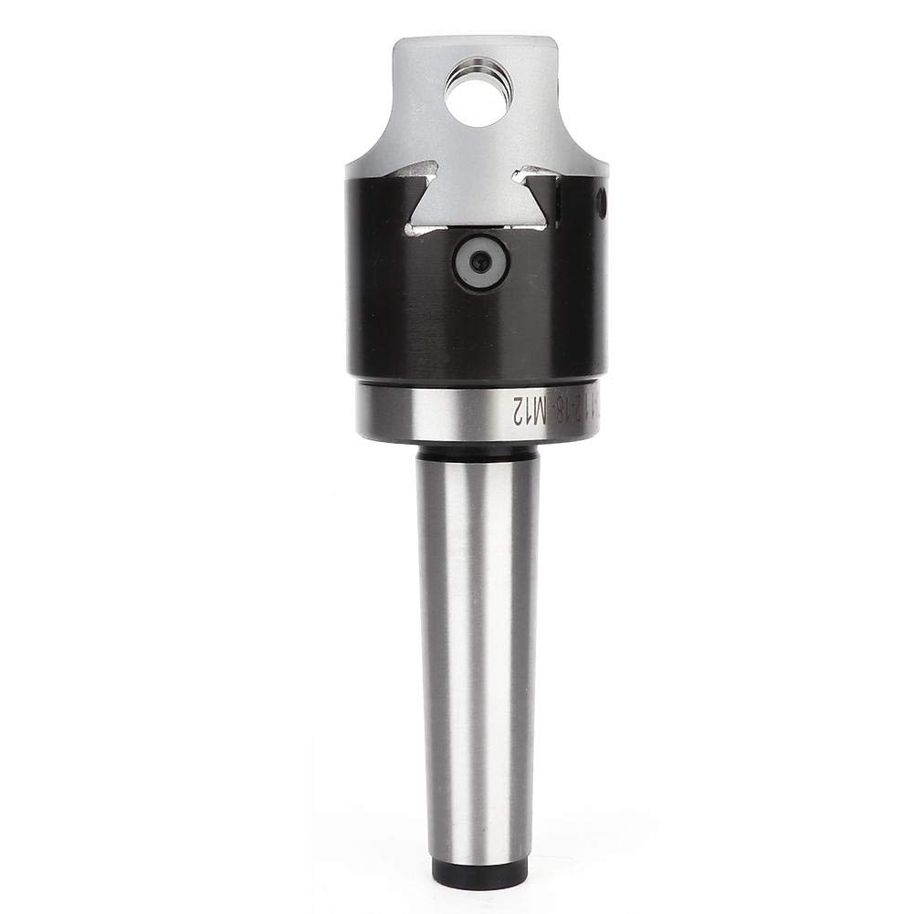 Outil d'alésage, Haute dureté 1-1/2-18UNF M12 MT3 Acier au Carbone F1 Tête d'alésage Filetage de Queue Filetage de Queue de Queue pour l'usinage de la du Trou