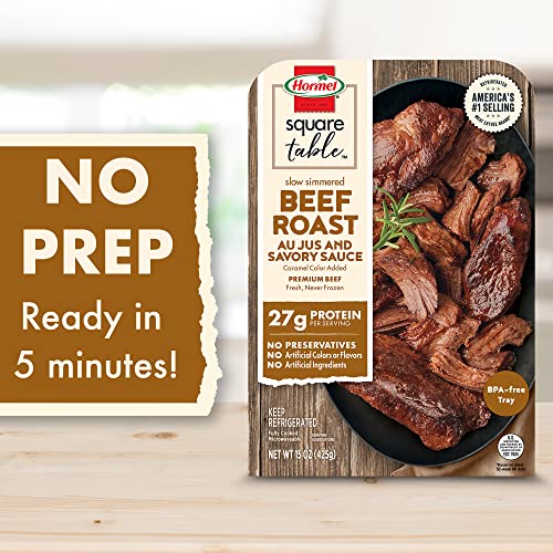 Hormel 48058 Square Table Slow Simmered Beef Roast Au Jus & Savory Sauce Refrigerated Entrée thumb #8
