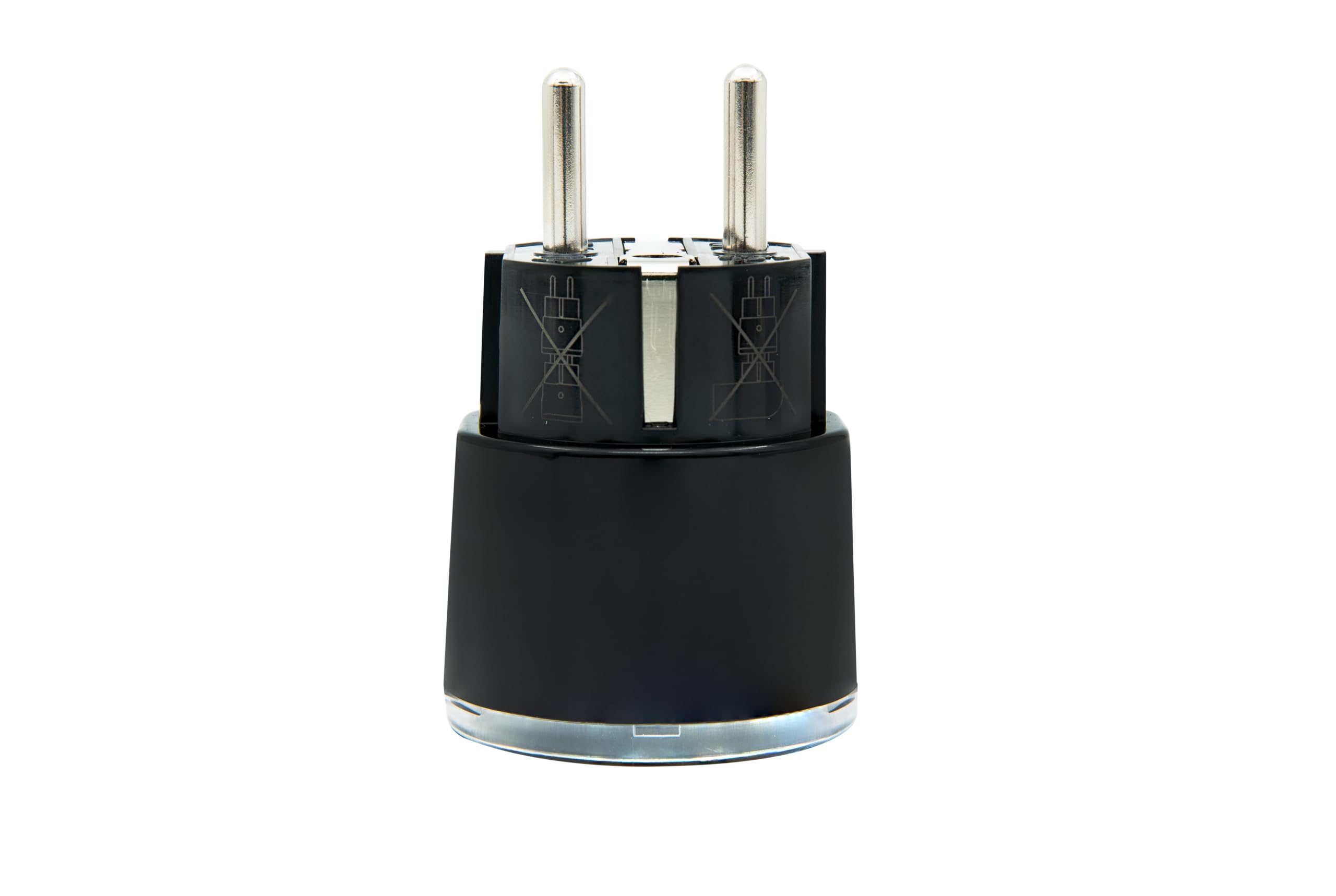 Shelly AZ Plug Czarny, Inteligentna Wtyczka z Pomiarem Energii, Gniazdko Zdalnego Sterowania, Max 2500W (12A), Wskaźniki LED,Automatyka domowa, Bluetooth i Wi-Fi, Alexa i Google Home, iOS, Android