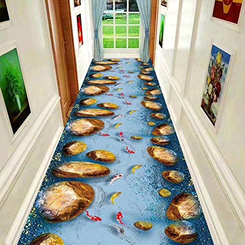 Alfombras de pasillo largo corredor 3d felpudos moqueta ZRUYI 3