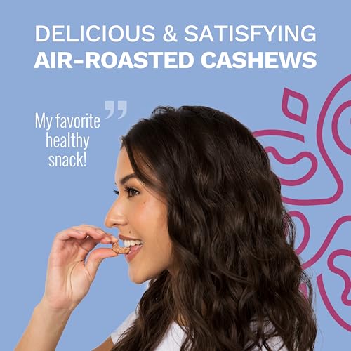 Image of Lightly Salted Cashews with Skin by Karma Nuts, Whole, Roasted, Vegan, Gluten Free, Low Net Carb, Natural, No Sugar Added, Keto Friendly, Everyday Nut Snack, 1.5 Ounce (12 Snack Packs)