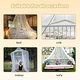 Mosquito Net for Bed, Mosquito Net Travel, Large Single Door Round Canopy, 250x1100x60cm for Home Bedroom and Outdoor Camping, Portable Mosquito Protection for Travelers - Image 6