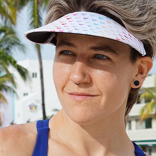 Image of No Headache Sun Visor for Women | Stylish, Lightweight Golf & Tennis Hat | UV Protection for Outdoor Sports & Travel