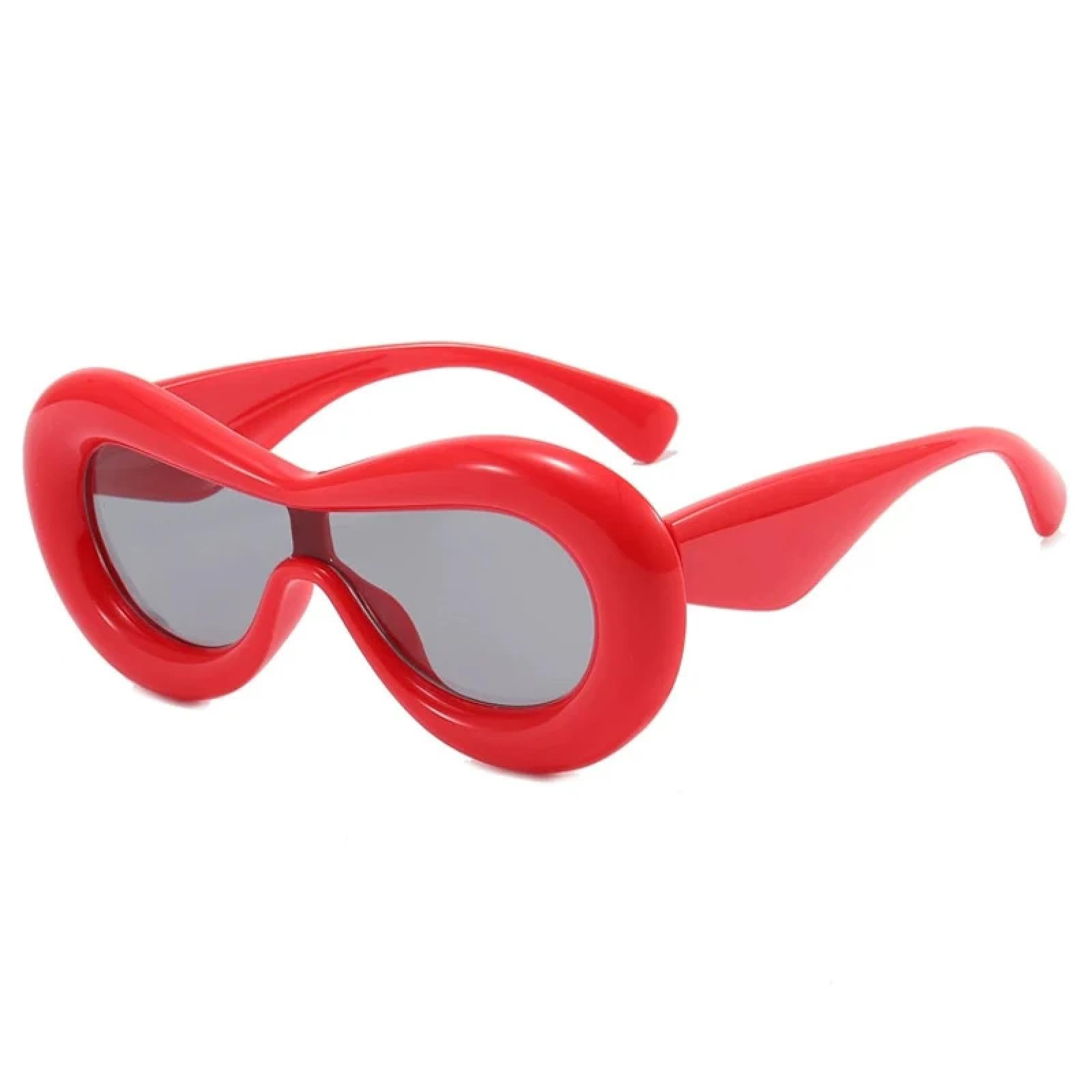 Fashion Sunglasses Women Men Trendy One-piece Sun Glasses Punk Party Summer Traveling Uv400