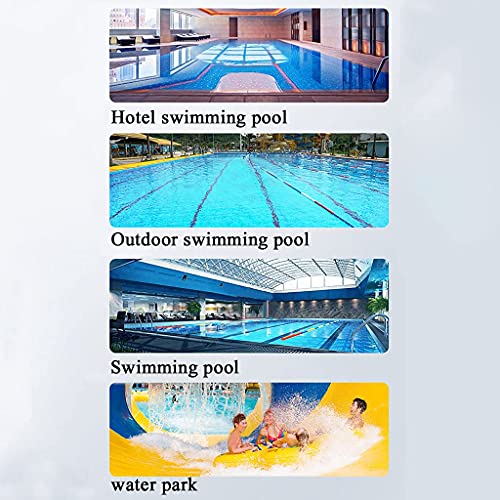 Escalera para piscina de acero inoxidable con 3 peldaños antideslizantes miniatura 7