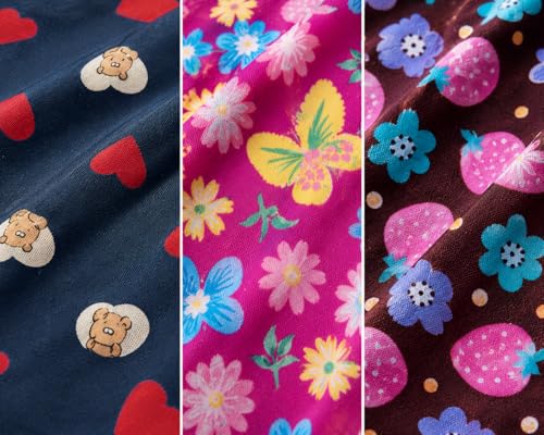 Image of NammaBaby Girl's Cotton Graphic Print Night Suit and Payjama Set - Multipack