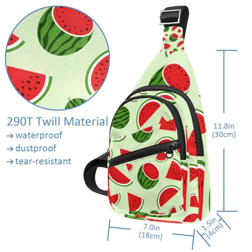 Bolso bandolera de sandía para tus viajes y senderismo de verano 5