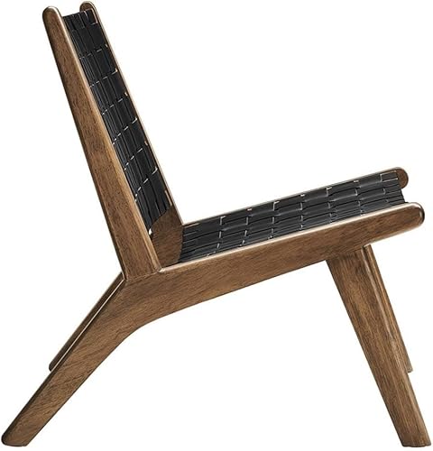 Miniatura 5 de Modway Saoirse - Sillón decorativo de madera de imitación en color negro nogal