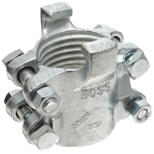 Image of Dixon BU28 Plated Iron Boss Clamp, 2 inch Hose ID, 2-22 /64 inch - 2-34 /64 inch Hose OD