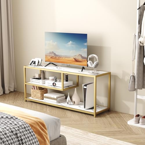 Luxury Marble Top TV Console