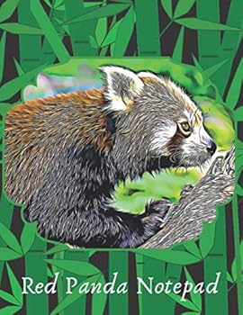 Red Panda Notepad : Cute Bamboo Red Panda Notebook for Kids and Adults. Perfect Gift for Spirit Animal Lovers. Taking Notes Layout Pages