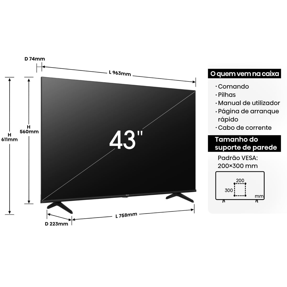 Hisense 43e7nq 43´´ 4k Qled Tv Europe PAL