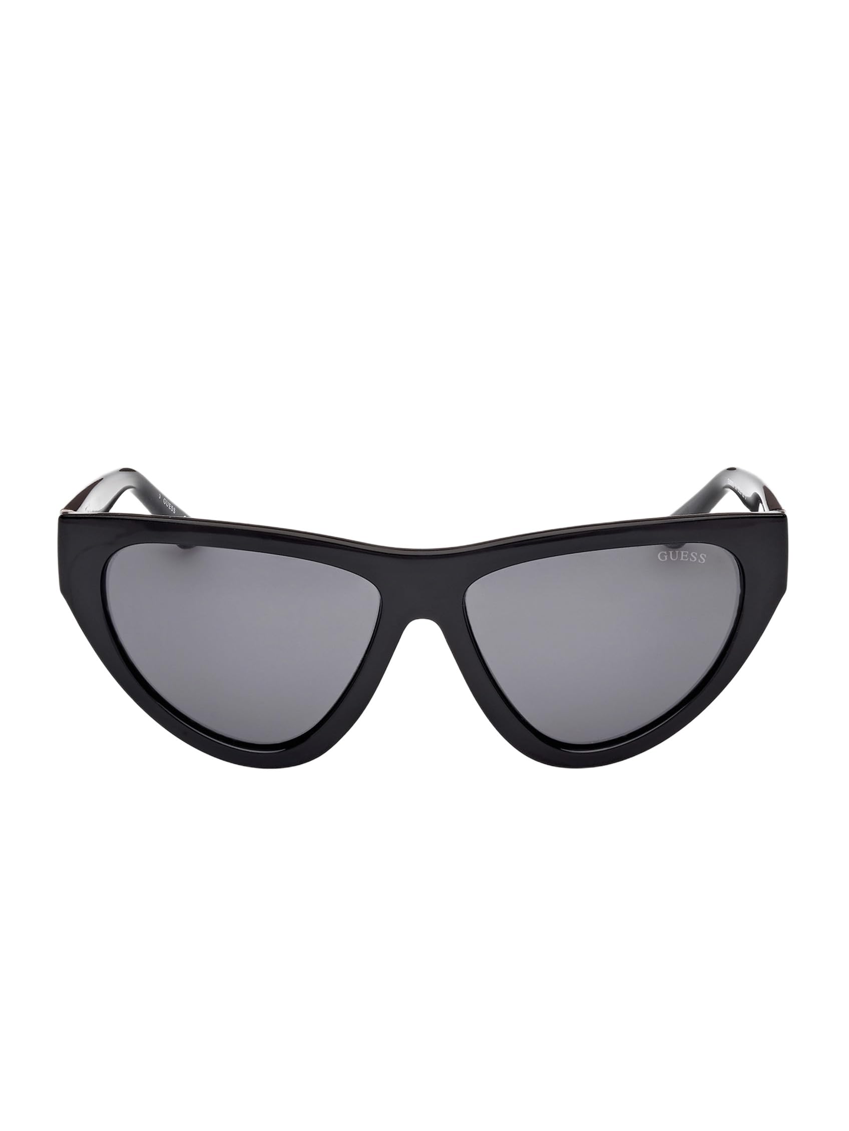 Guess Women's Smoke Woman Gu00152 01A Sunglasses Injected Black Cat Eye Normal