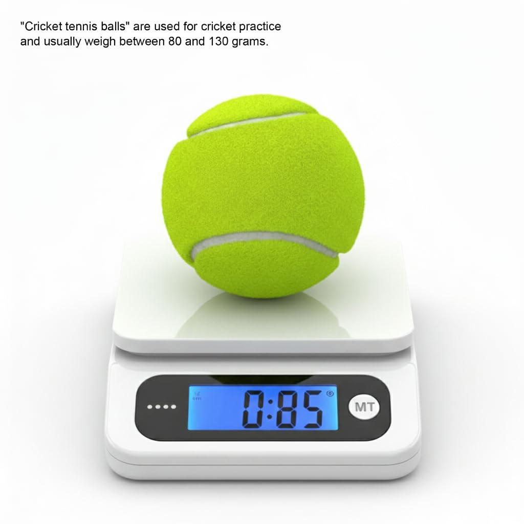 Fervor Spel FS Cricket Tennis Ball | Durable Soft Practice Ball for Outdoor, Indoor, Backyard & Training Cricket | Lightweight High Bounce Tennis Cricket Ball | Green - Pack of 6 2